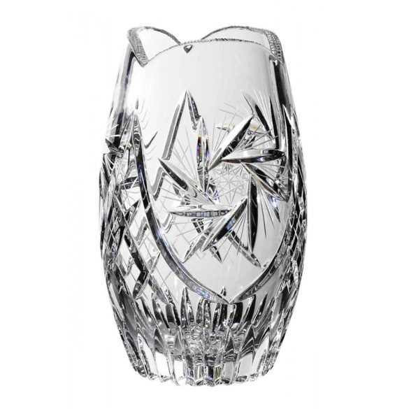 Victoria * Cristal de plumb Vază în formă de butoi 18 cm (Tur11120)