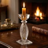 Lace * Cristal de plumb Suport pentru lumânare 20,5 cm (Domb13026)