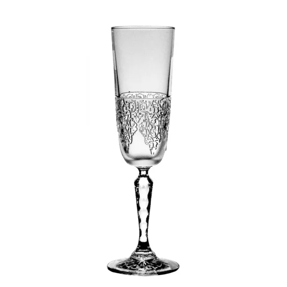 Lace * Cristal de plumb Pahar de șampanie 165 ml (Su14207)