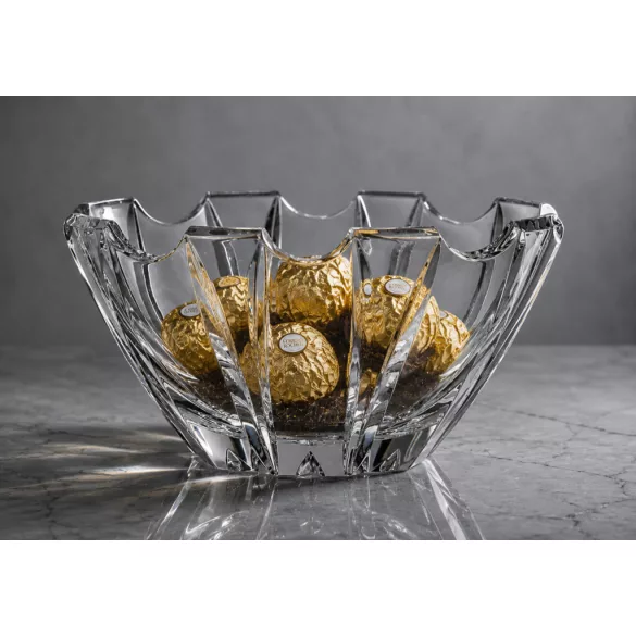 Modern * Cristal de plumb Bol oval 21 cm (15018)