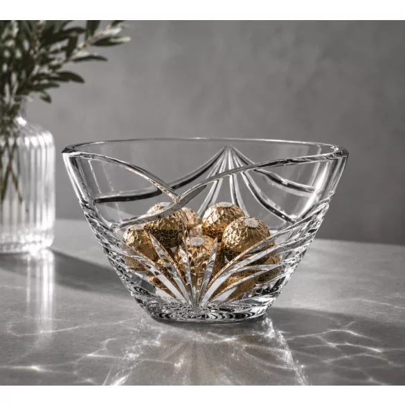 Modern * Cristal de plumb Bol oval 21 cm (15118)