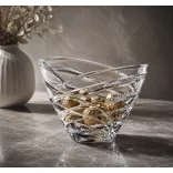 Modern * Cristal de plumb Bol oval 21 cm (15218)