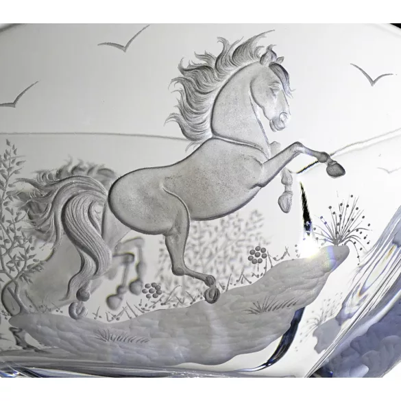 Other Goods * Cristal Bol cu motiv ecvestru 25 cm (Sze16416)