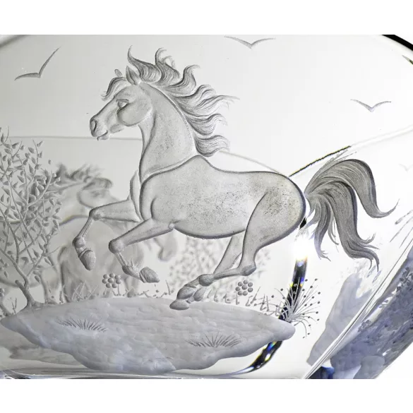 Other Goods * Cristal Bol cu motiv ecvestru 25 cm (Sze16416)