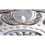 Other Goods * Cristal de plumb Platou mare pentru prăjituri 42 cm (Sze16446)