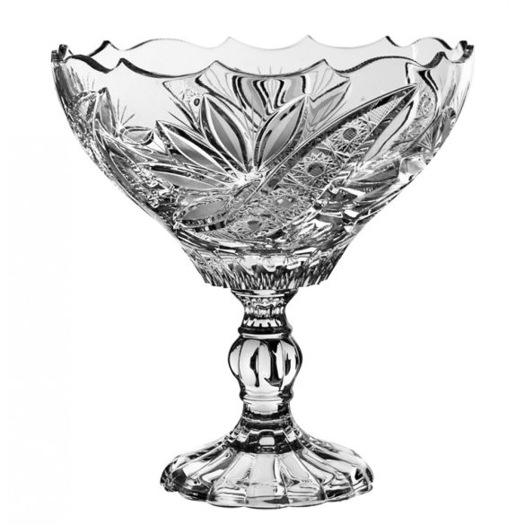 Liliom * Cristal de plumb Bol pentru fructe cu picior 21,7 cm (16517)