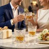 Liliom * Cristal Pahar de whisky 340 ml (Cs17517)