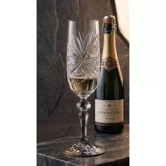 Liliom * Cristal Pahar de șampanie 180 ml (M17597)
