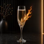 Fire * Cristal Pahar de șampanie 150 ml (Toc18685)