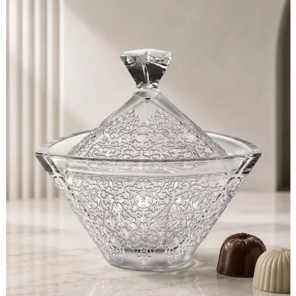 Lace * Cristal Bonbonieră 18 cm (Tri19163)