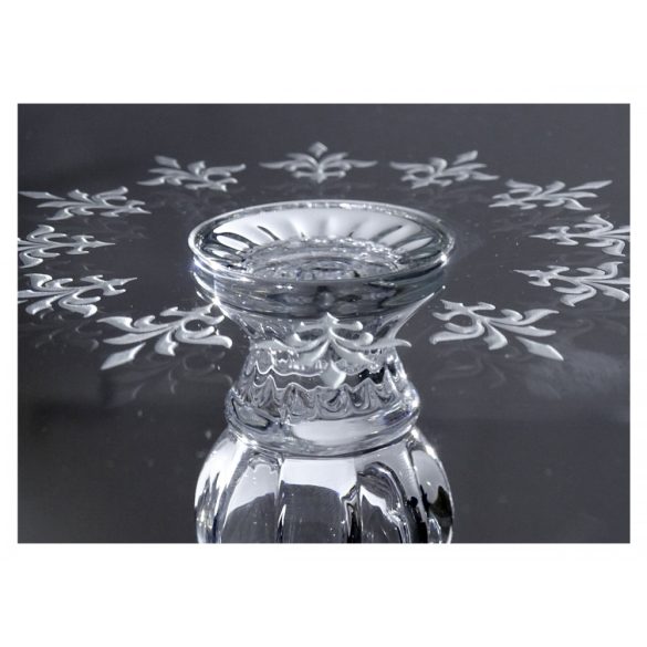 Small Flowers * Cristal Suport pentru tort cu picior 30 cm (19603)